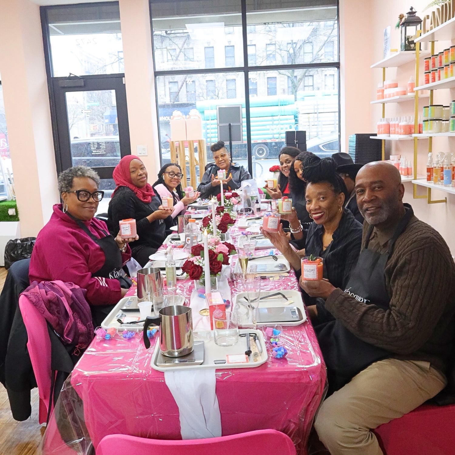 Sip &amp; Pour Candle Making Experience