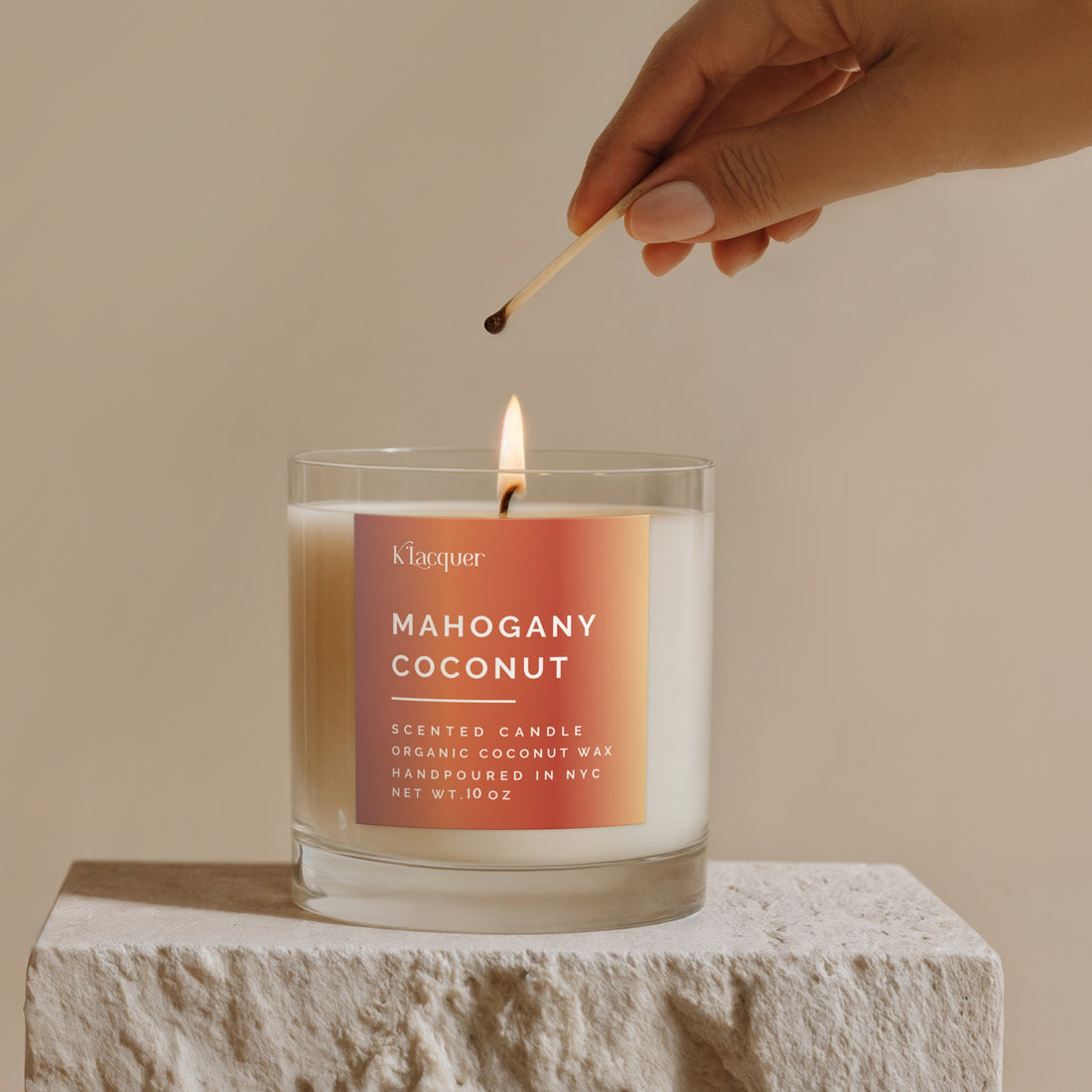 Mahogany Coconut Candle - K&