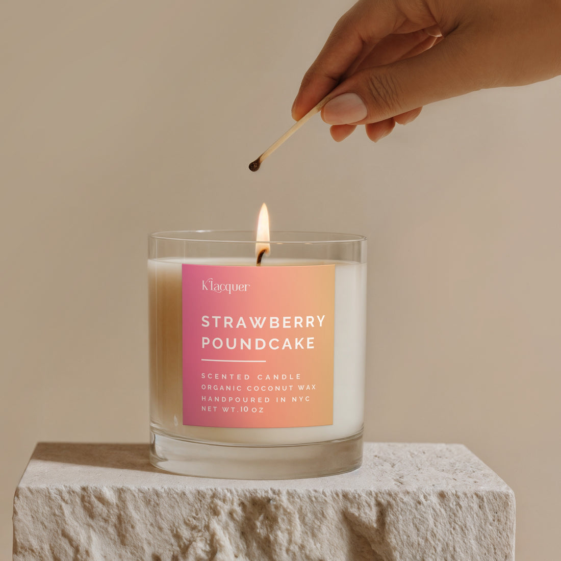 Strawberry Poundcake Candle - K&