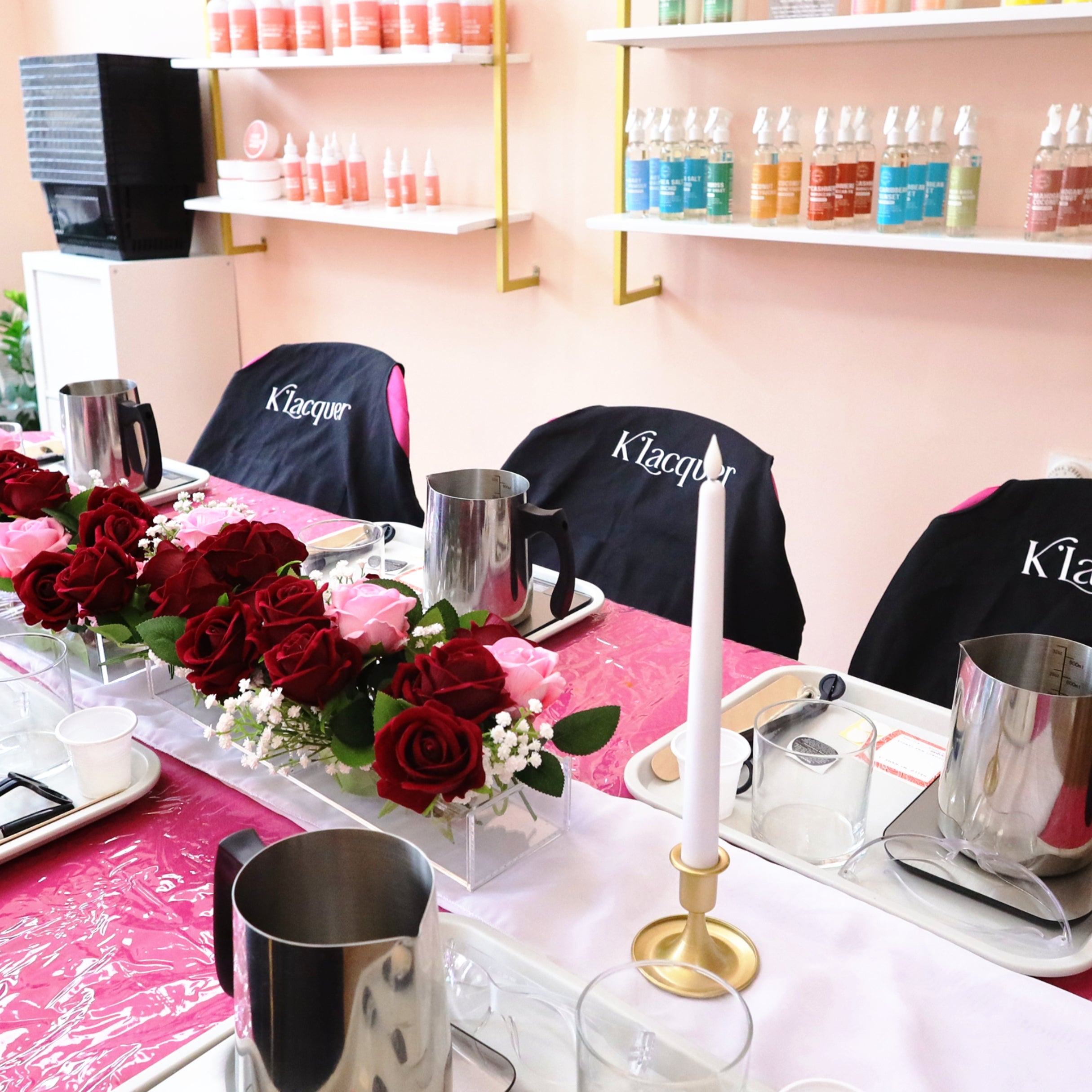 Sip &amp; Pour Candle Making Experience