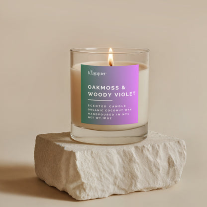 Oakmoss &amp; Woody Violet Candle - K&