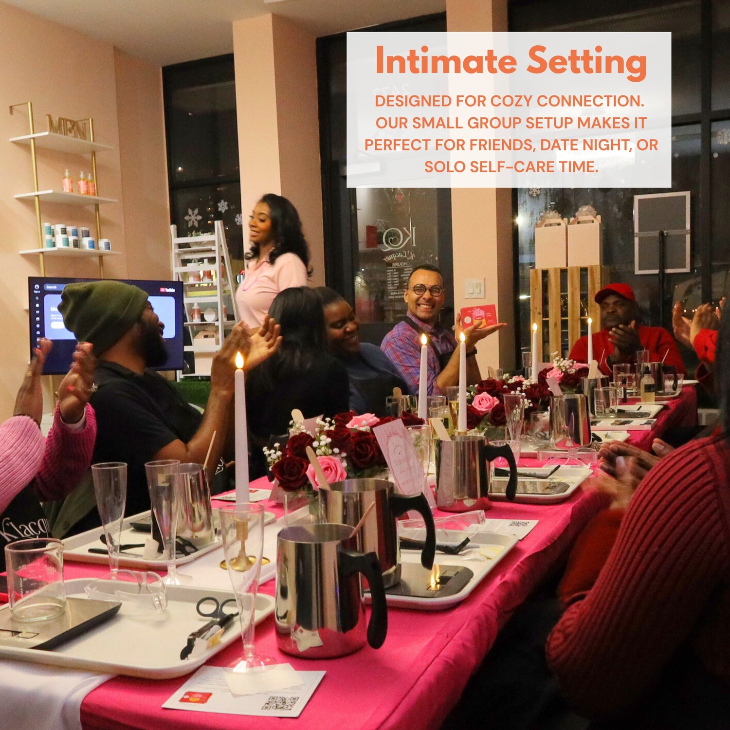 Sip &amp; Pour Candle Making Experience