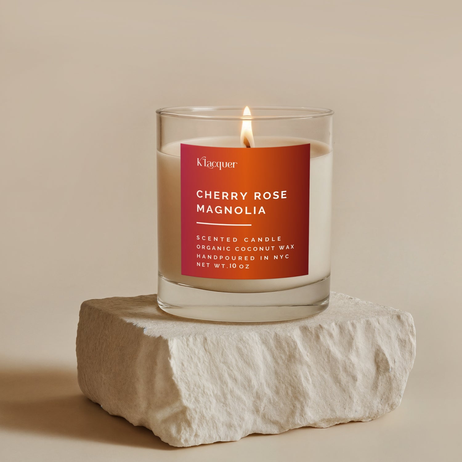 Cherry Rose Magnolia Candle - K&