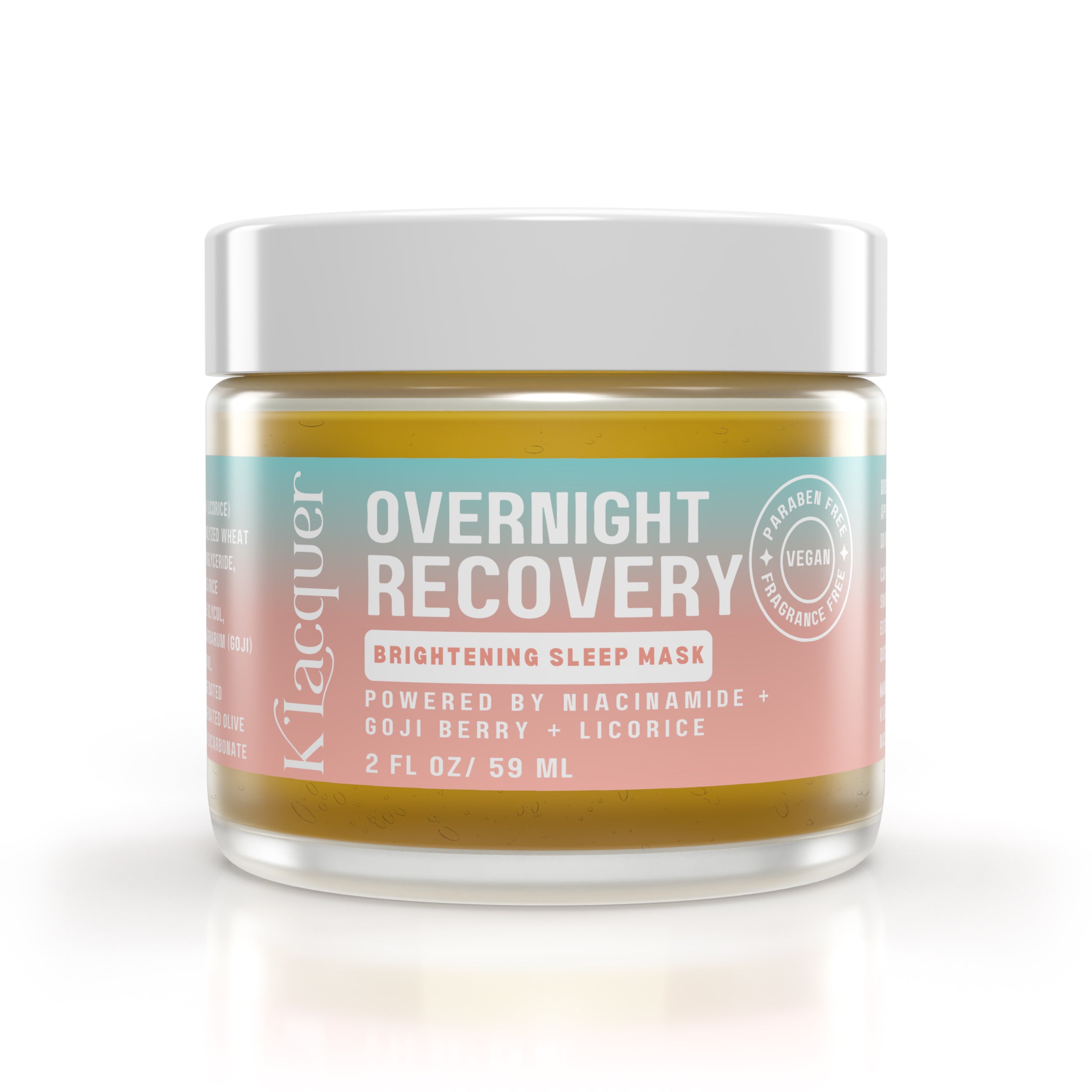 Overnight Recovery Brightening Sleep Mask - K&